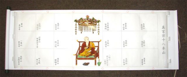 真言宗十八本山　納経額台紙